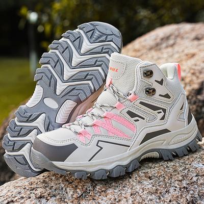 Outono e inverno novas botas de montanhismo masculinas e femininas de alta qualidade antiderrapantes e sapatos esportivos de proteção