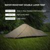 Ultralight Outdoor Camping Tent Single Person Tent Water Resistant Tent Aviation Aluminum Support Portable Sleeping Bag Tent