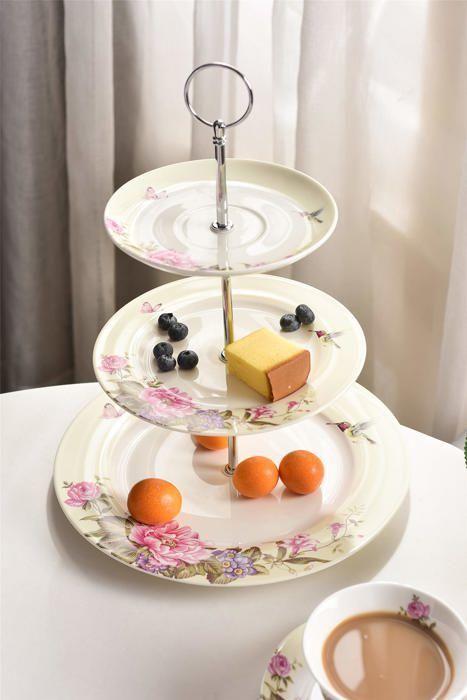 Ensemble de théière - london boutique - motif floral - porcelaine - pour 1 personne - boîte cadeau