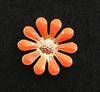 (BT329 20mm)10pcs Mix 8colors Vintage Alloy Rhinestone Buttons Flatback Flower Headband Bowknot Accessory Craft