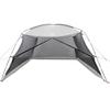 Mosquito Net Tent with Roof Gray 380 x 380 x 225 cm