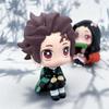 Demon Slayer Blade Sitting Posture Nidou Tanjirou  Anime Figure Cartoon Desk Decor Ornament Model Gifts