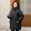 Women's Mid-Length Hooded Padded Winter Coat