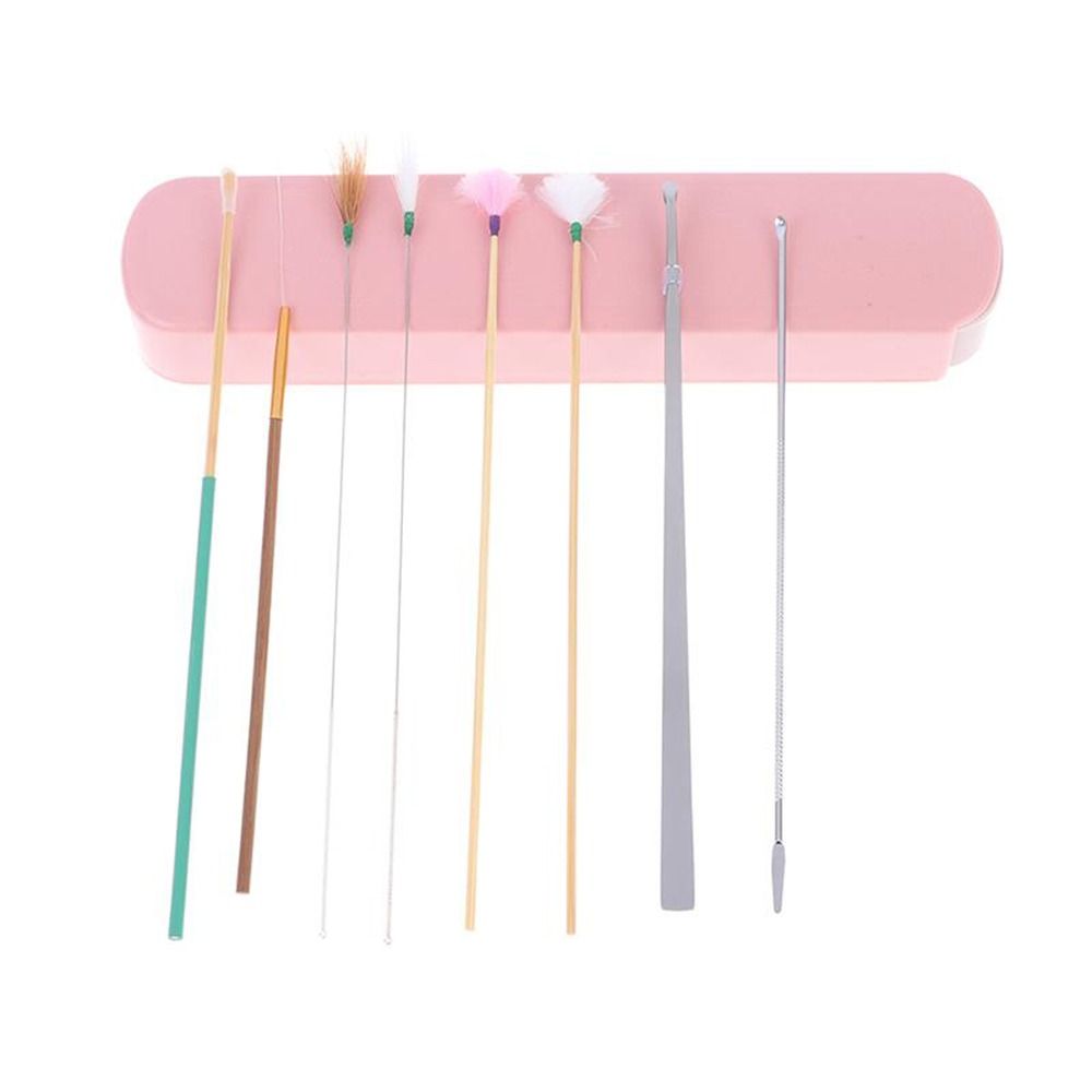 

9pcs/set Spiral Ear Cleaning Spoon Set Ear Care Wax Pickers Portable Earpick Home 9PCS/SET