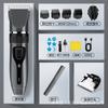 New Multifunctional Ceramic Hair Clipper Razor Electric Clipper Rechargeable Household Electric Shaving Professional Hair Salon Artifact Self-cutting