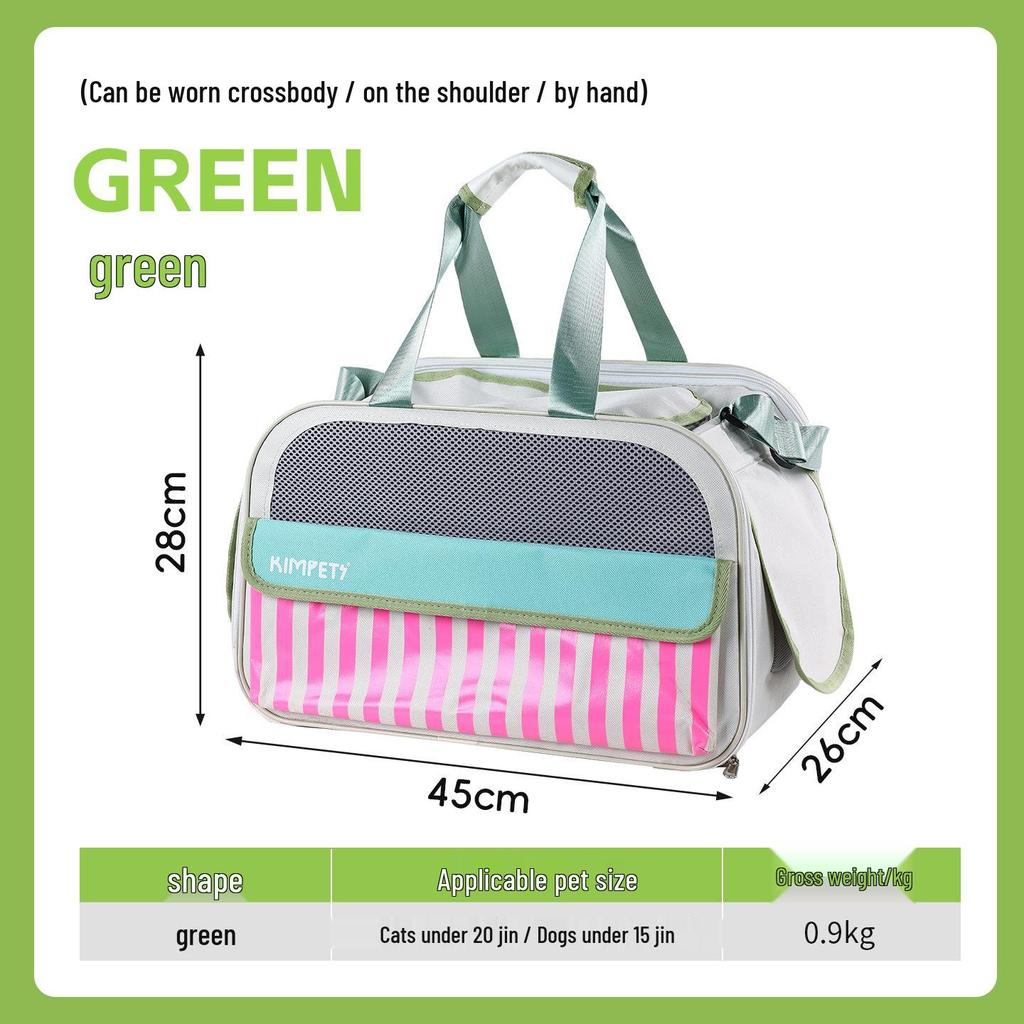 Portable Cat Backpack with Transparent Space Cover for Travel