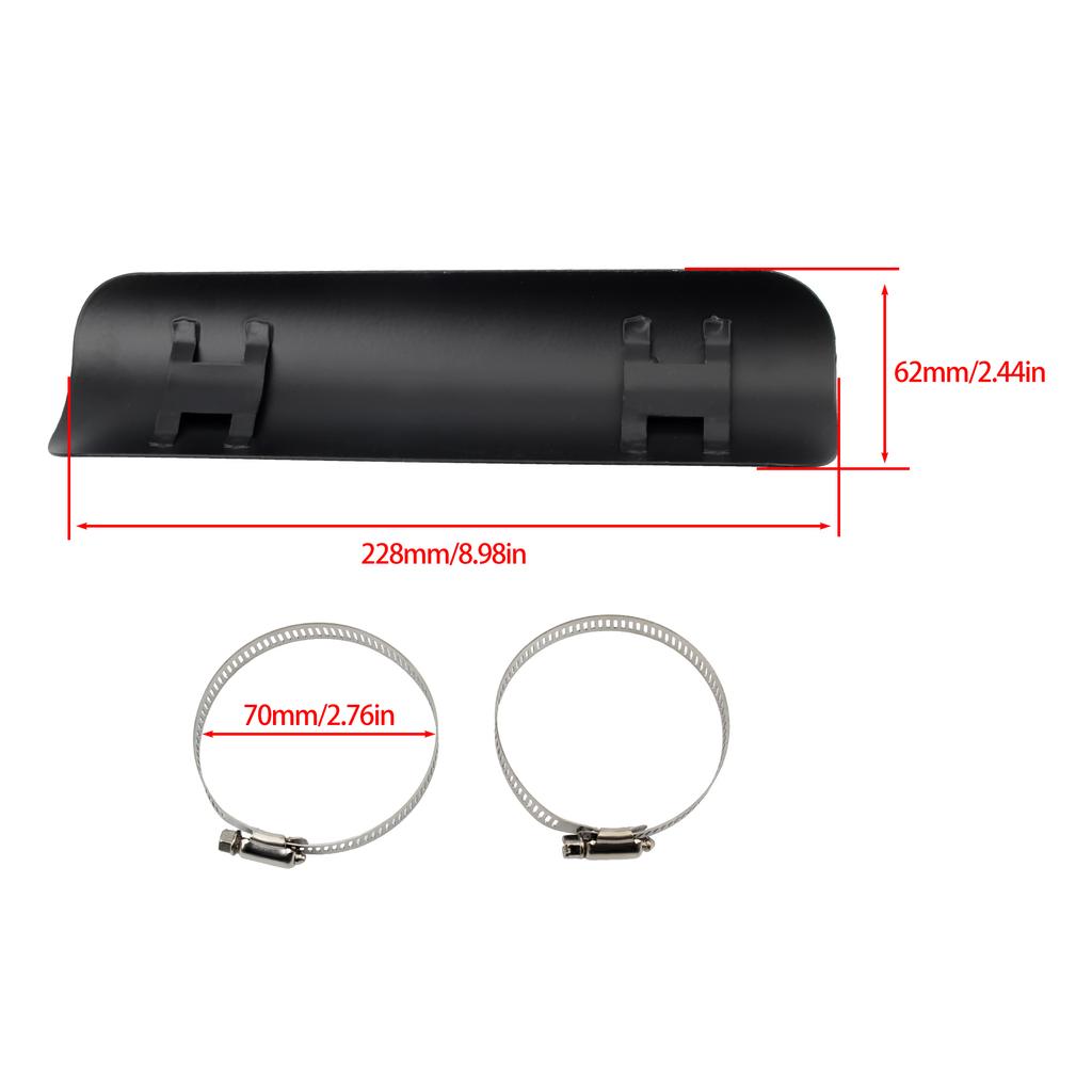 Evrensel Motosiklet Egzoz Susturucu Borusu Koruyucu Kalkan Kapak Aksesuarları Harley Honda Yamaha Retro Cruise Moto İçin