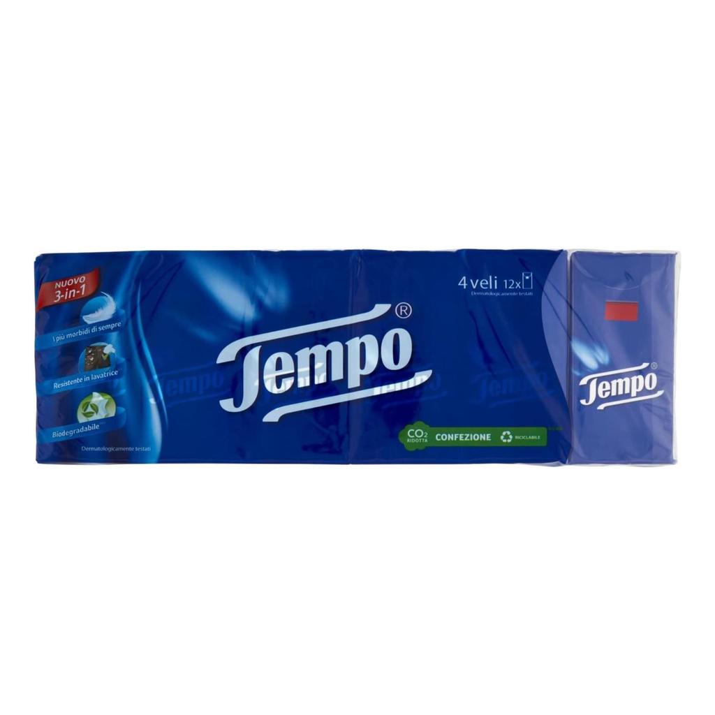 Tempo Tissues 12 Pack by Tempo