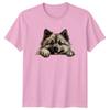 Cute Keeshond Dog Breed Peekaboo TShirt Dog Lover Tee