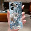 For Techno Pova 5 LH7n 5Pro LH8n Phone Case Tecno Pova 5 Pro Case Clear Luxury Fashion Butterfly Flowers Soft TPU Silicone Cover