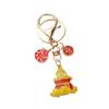Wealth Snake Year Keychain Chinese Style Cartoon Snake Pendant New Year Key Ring  Year of Chinese