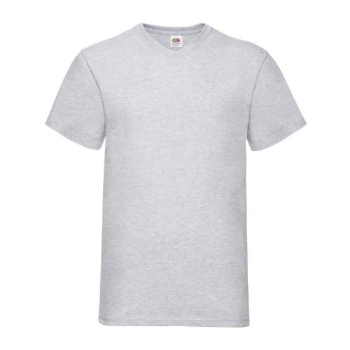 

Fruit of the Loom Unisex Adult Valueweight Heather V Neck T-Shirt XL
