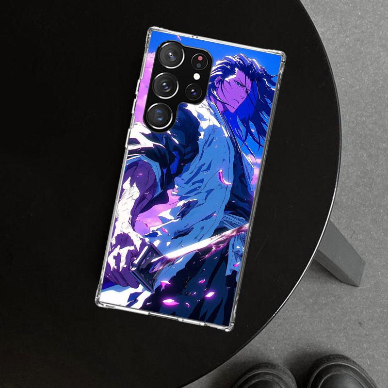 Bleach Kuchiki Byakuya Phone Case Cover for Samsung Galaxy S26 S25 Edge S24 S23 Ultra S22 Plus S21 FE S20 + Art Customized Funda