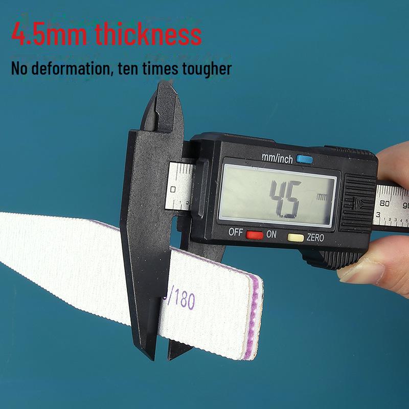 Double-Sided Thick Nail File & Polisher for Manicure