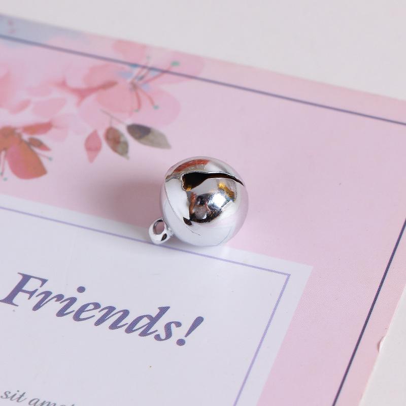 Colorful 14mm Metal Bell Keychains and Christmas Tree Decorations