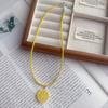 Fashion Sweet Y2K Cute Resin Colorful Strawberry Watermelon Lemon Fruits Pendant Bead Necklace for Women Summer Jewelry Gifts