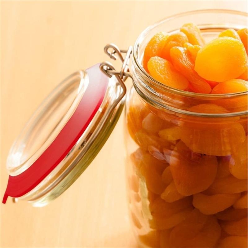 10Pcs Glass Jar Gaskets Replacement Silicone Seals Airtight Gasket Sealing Rings for Jar Lids for Preserving Jars