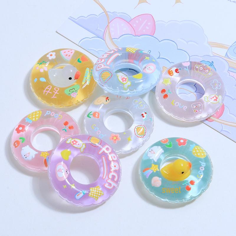 Διαφανής Πάγος Γλυκός Σωσίβιο Κολύμβησης DIY Κρέμα Κόλλα Θήκη Κινητού, Αξεσουάρ Κεφαλής, Φουρκέτα & Κοσμήματα Ρητίνης