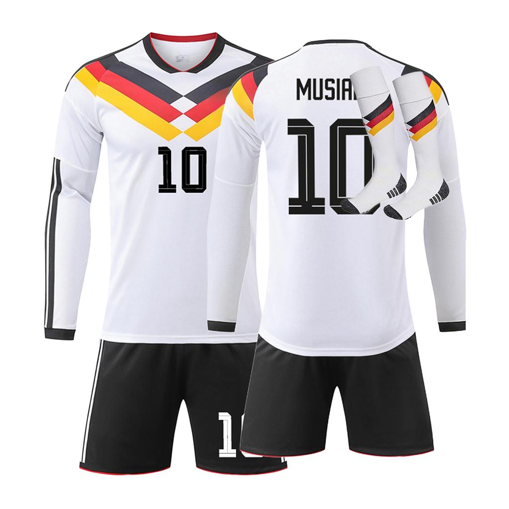 2526 Away Jerseys Sports Team Uniform Set Football Training Suit Set