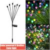 Wind Motion Solar Firefly String Lights IP65 Waterproof LED Garden Lights  Outdoor Atmosphere