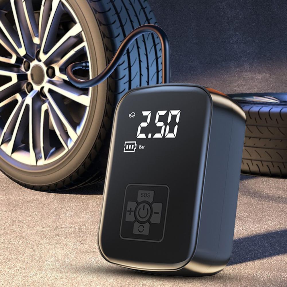 Inflator Portable Air Compressor Tire Inflator Electric Air Pump 150 PSI 3600mAh Battery Motorcycle Bike Pump Car Air Compressor