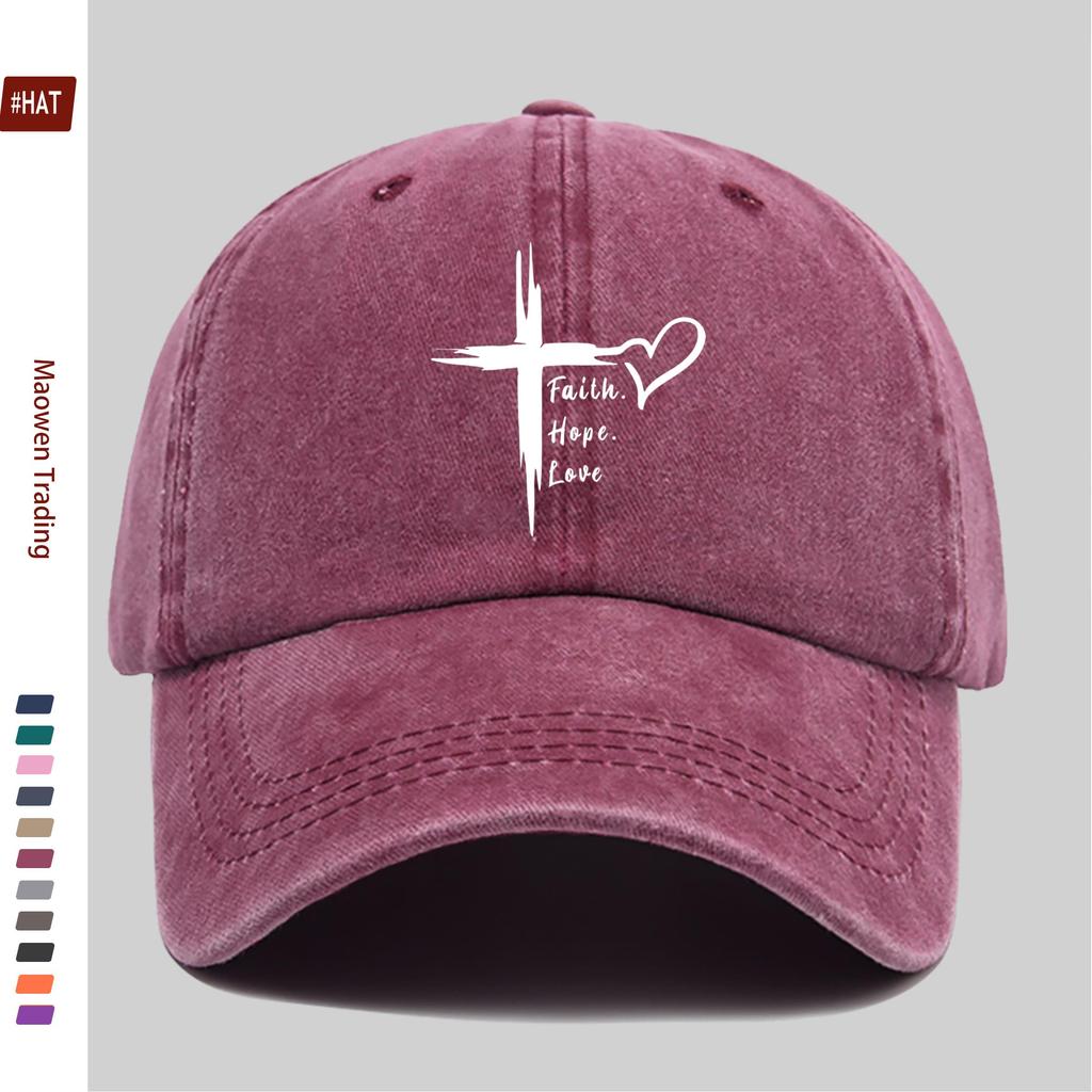pc pcs Faith Hope Love Trucker Cap for Men Women Adjustable Buckle Strap Lightweight Suitable for Daily Wear Outdoor Spo