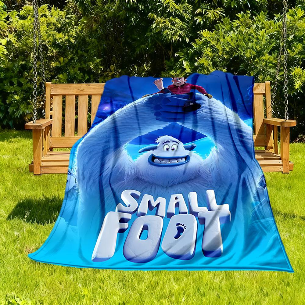 

1PC Smallfoot Outdoor Blanket Lightweight Flannel, Soft & Warm, All-Season Use for Sofa, Outdoor, Camping, Living Room, Office157 130x150cm