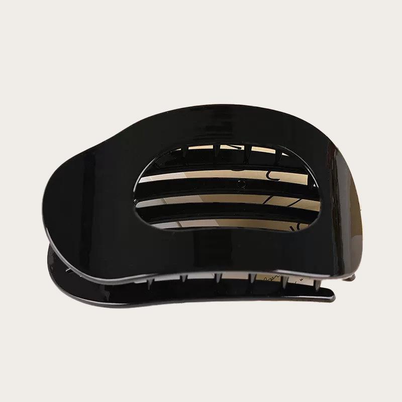 Neue Elegante Matte Acryl Abgerundete Entenschnabel Haarspangen Damen Mode Einfarbig Kunststoff Haarnadel Haaraccessoires