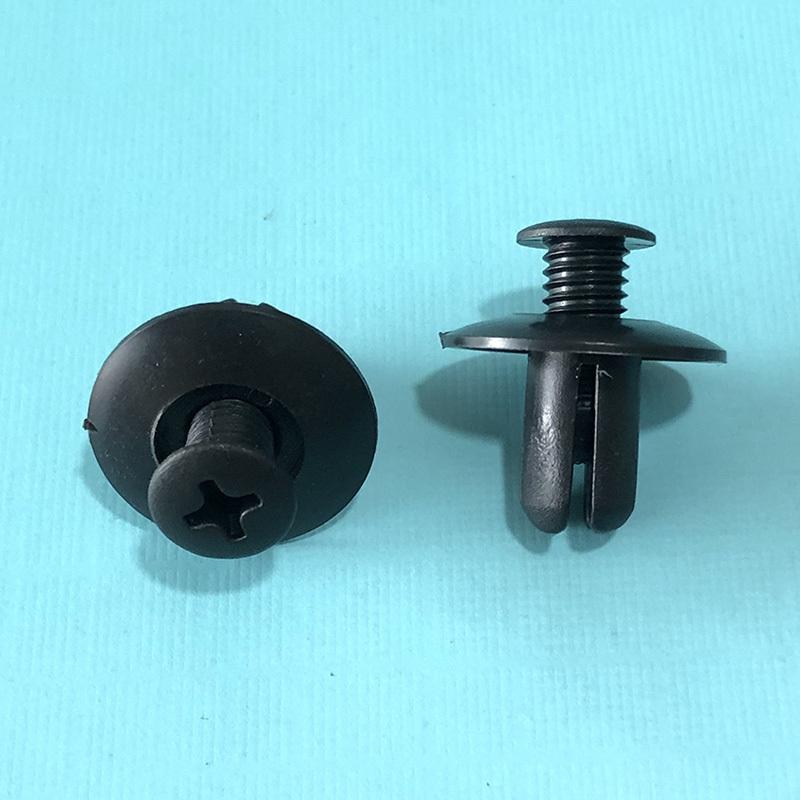 50/100pcs 8mm Car Clips Universal Purpose Plastic Expansion Rivets Car Decoration Folder Door Push-Type Trimming Plate Clips