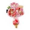 Hair Japanese Style Hair Graduation Flower Hair Clip with Hair Flower Hair Storage Pouch Included Girls' Shichi-Go-San Ornament, Ornament,