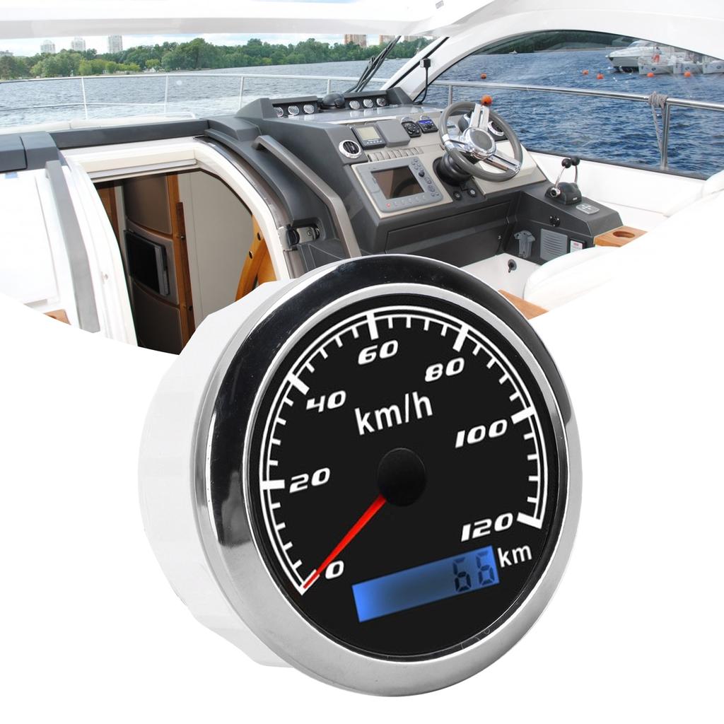 GPS meter Pointer Odometer 0120KM/H 0  KM IP67 932VDC   for Car Truck Boats