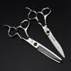 6.0-inch Mizutani FM-20 Silver Black Hairdressing & Barber Scissors Set