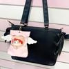 Winged Plush Pouch for 10cm Plush Heart Angel Bag Pink Toys, Window, Wings, Transparent, Charm, [Used]