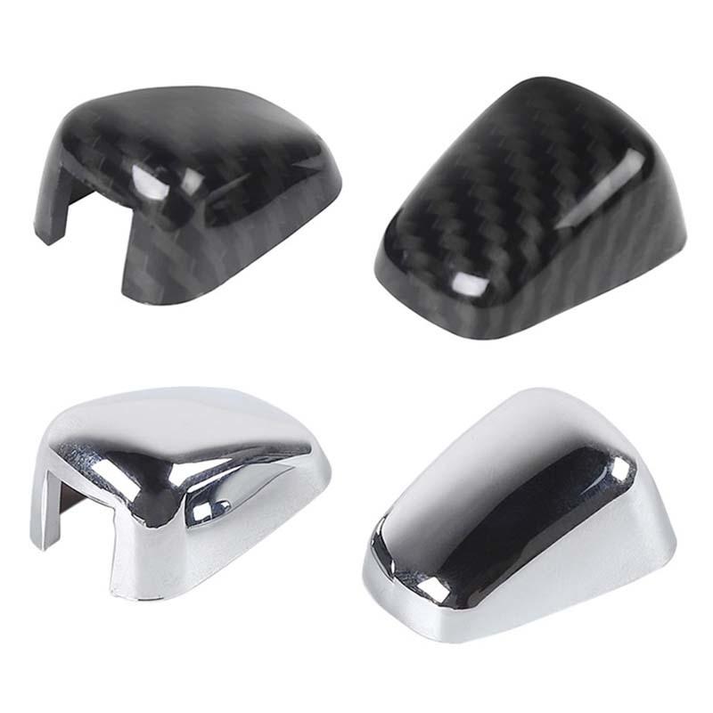 Car Wiper Nozzle Decoration Protective Cover For  Jeep Compass For Jeep Patriot For Jeep Grand Cherokee Car Exterior Accessories,carbon Fiber Black