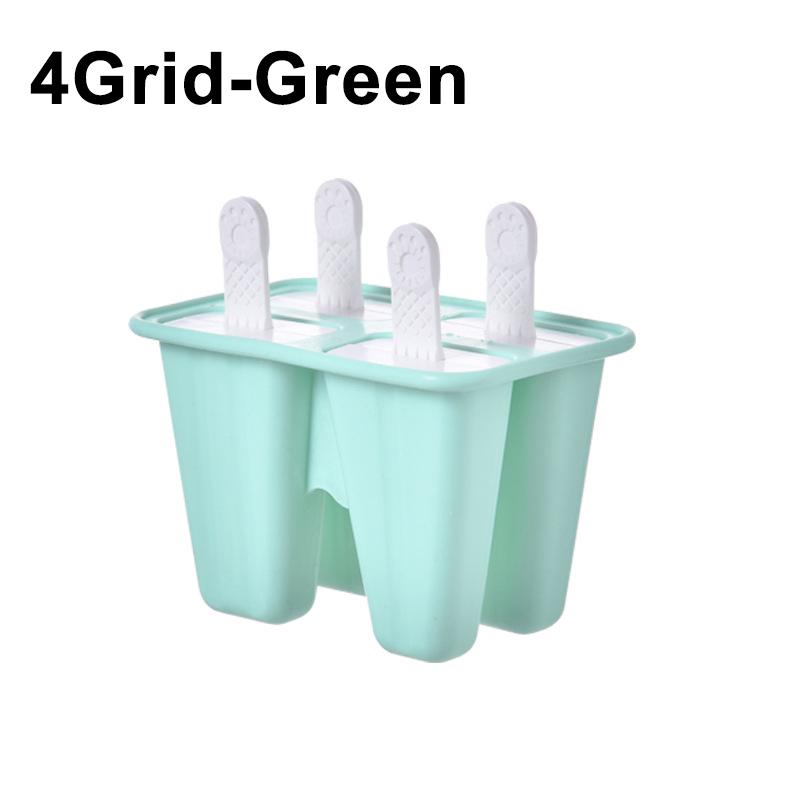 4 Pieces Silicone Popsicle Molds BPA Free Ice Pop Molds Easy Release with Reusable DIY Homemade Easy Release Ice Pop Make