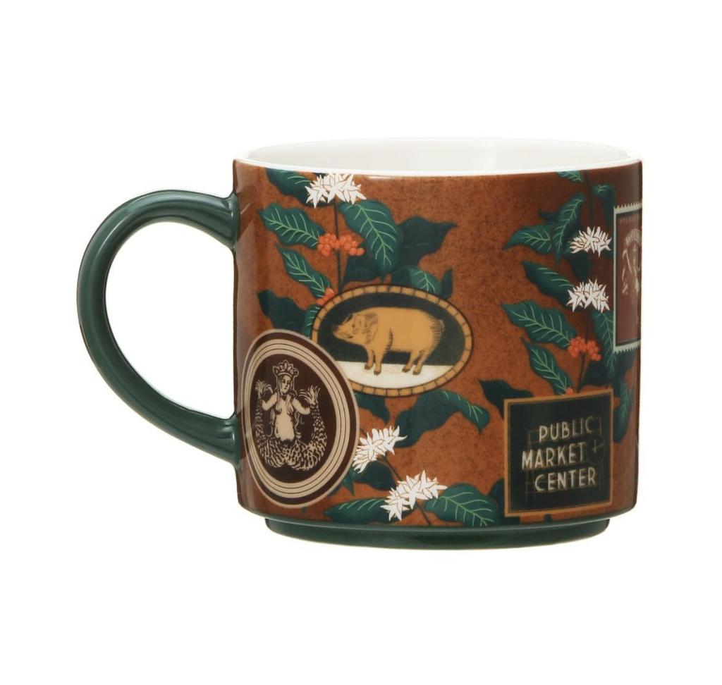Starbucks Coffee Glazed Mug, Pike Place, 355ml