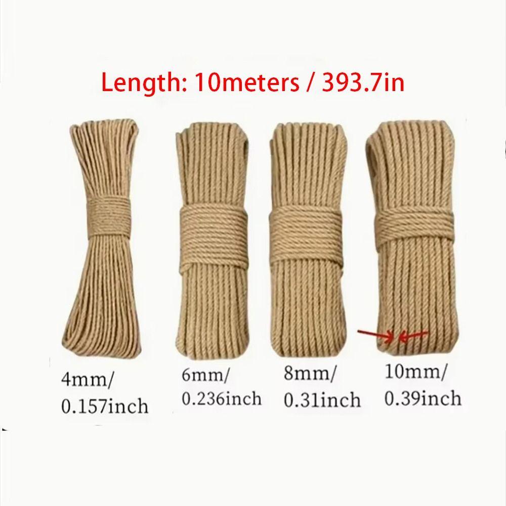 1Roll Tree Scratching Post Natural Sisal Rope Toy Pet Supplies DIY Cat Scratcher Rope Cats Paw Claw 4mm/6mm Furniture Protector
