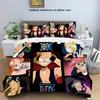 Anime One Piece Duvet Cover Set Comfortable and Warm Bedding Set for Decorating Your Bedroom and Enhancing Home Life Teens Gifts