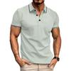 Cross-border men's clothing new lapel men's casual fashion short sleeves