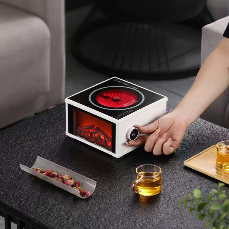 Стеклянный чайник с электрической керамической плитой