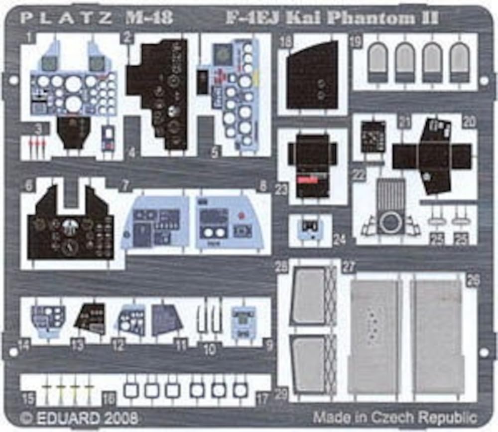 PLATZ Air Force Kai Etching Parts Plastic Model Parts Self-Defense F-4EJ M48-6