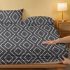 Piece 1 Of Memory Time Patterned Frosted Bedsheet, Bedroom Printed Bedspread, Bedding Excluding Pillowcases