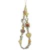 Y2K Korea Flower Stars Beaded Phone Lanyard Ins Style Phone Chain Anti Lost Wristband Keyring Girly Sweet Ccd Camera Pendant