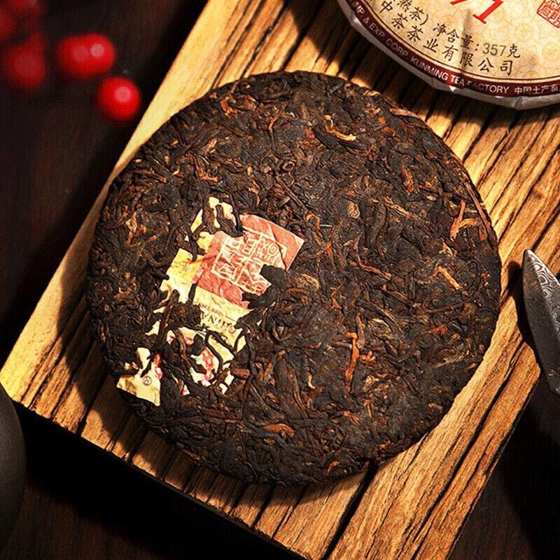 CHINATEA Zhong Cha Ripe Puerh Tea Classic 7571 Shu Puer Chinese Tea 357g