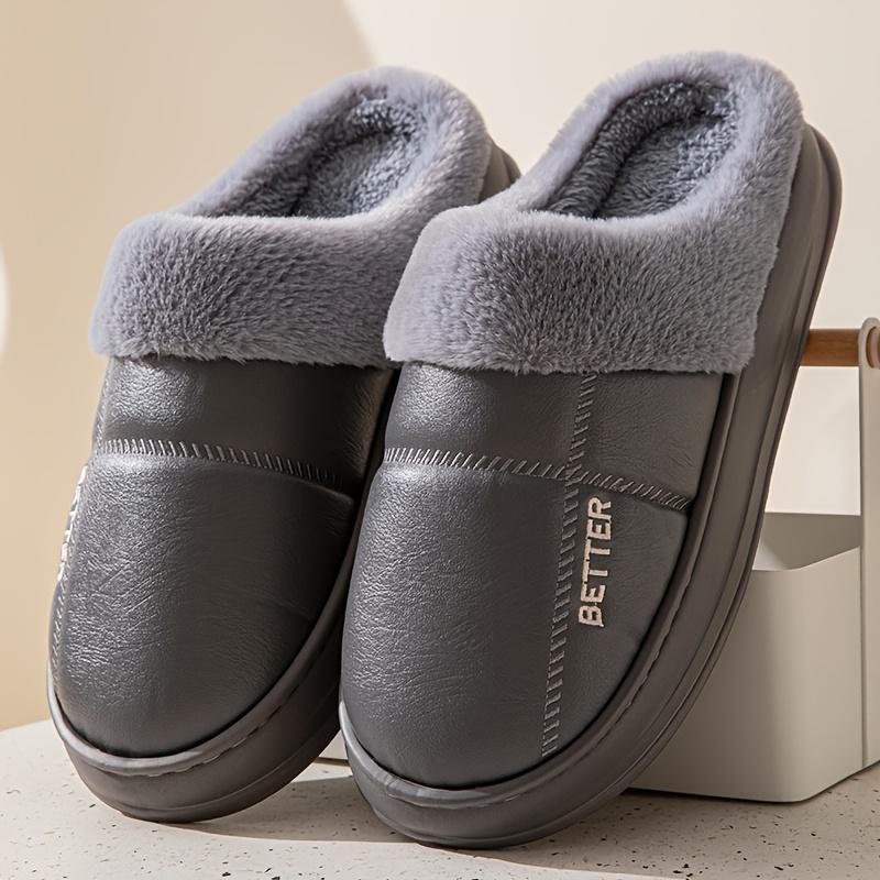 Men's Slipper Warm and Casual Non-Slip Slippers for Autumn and Winter