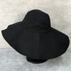 Thin Cotton Breathable Oversized Brim Neck Protection Sunscreen Hat Women'S Summer Outdoor Bucket Hat Large Edge Sunshade Sun Hat Basin Hat