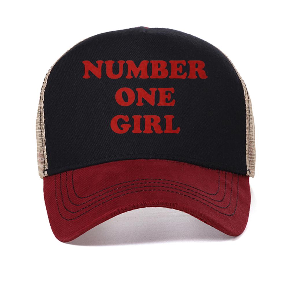 

Rosé Number One Girl cap Men Women Harajuku mesh Baseball Caps Unisex breathable caps Fans Gift hat adjustable Snapback hats Adjustable красный