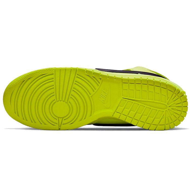 AMBUSH x Nike Dunk High Flash Lime Unisex Sneakers Yellow Black CU7544-300