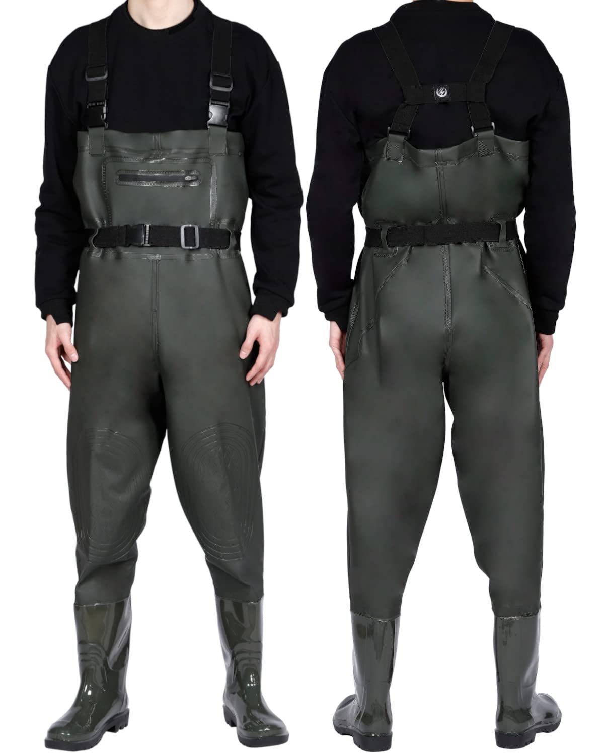 

Вейдерсы Рыболовные длинные сапоги Легко надевать и снимать Легко радиально Полностью грудь Высокие рыболовные вейдерсы [unizom] [Колено усилено, Off, Move] Подошва,