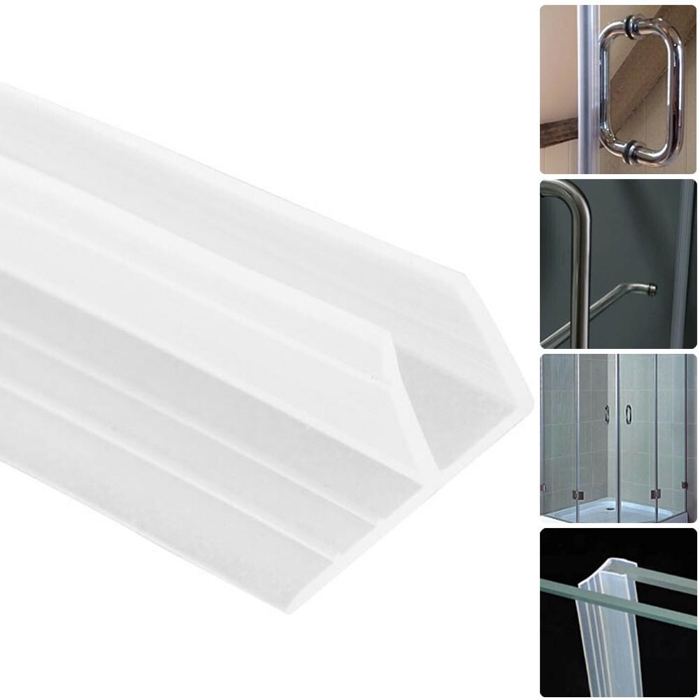 2m F Shape Bath Shower Screen Door Seal Strip For Glass  6mm Seal Gap